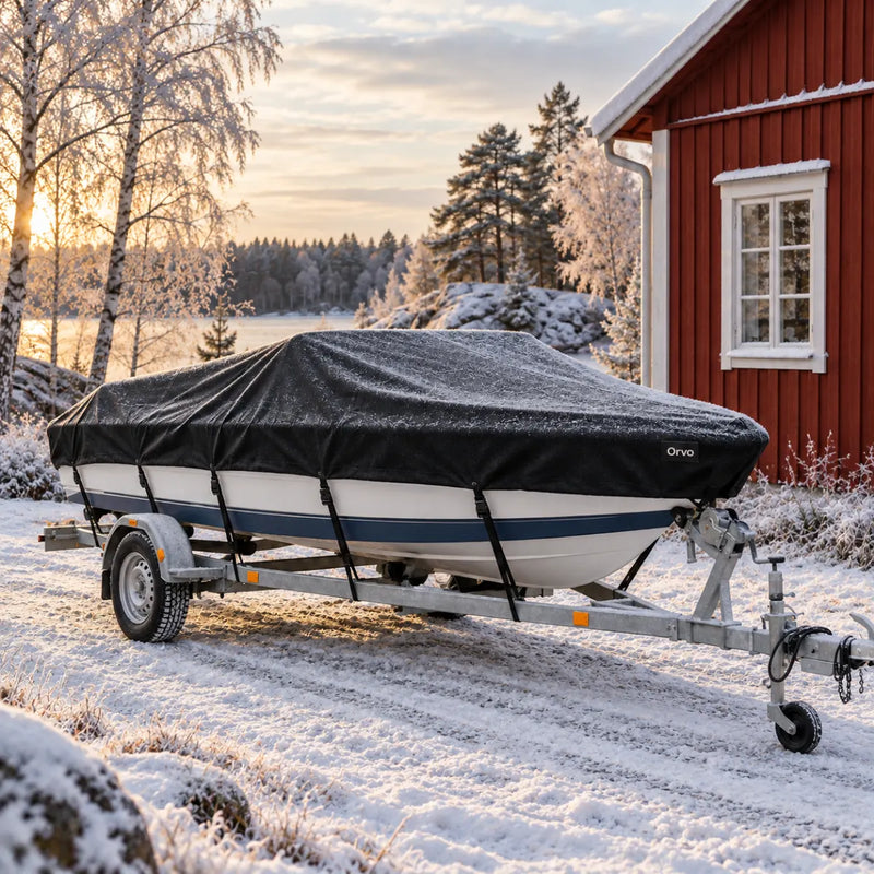 Vinteren – snø og rim holdes ute