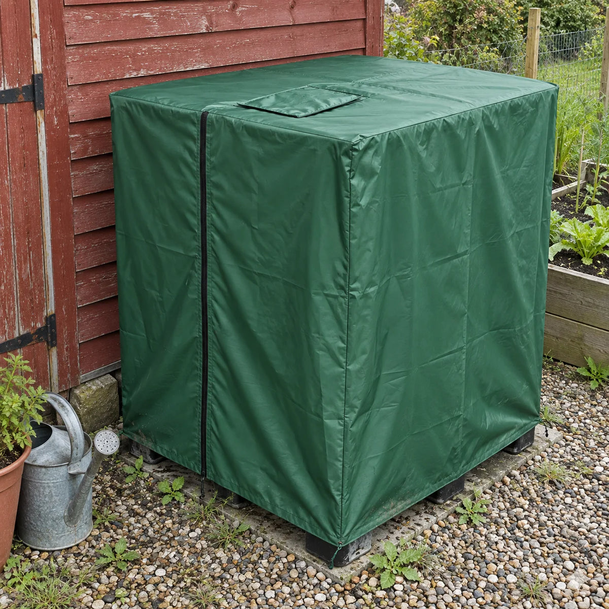 IBC-trekk for 1000-liters tank – beskyttelse mot alger og UV