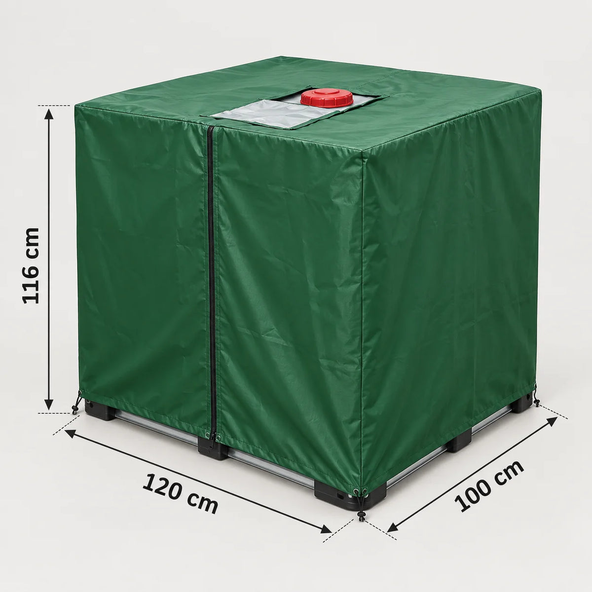 IBC-trekk for 1000-liters tank – beskyttelse mot alger og UV