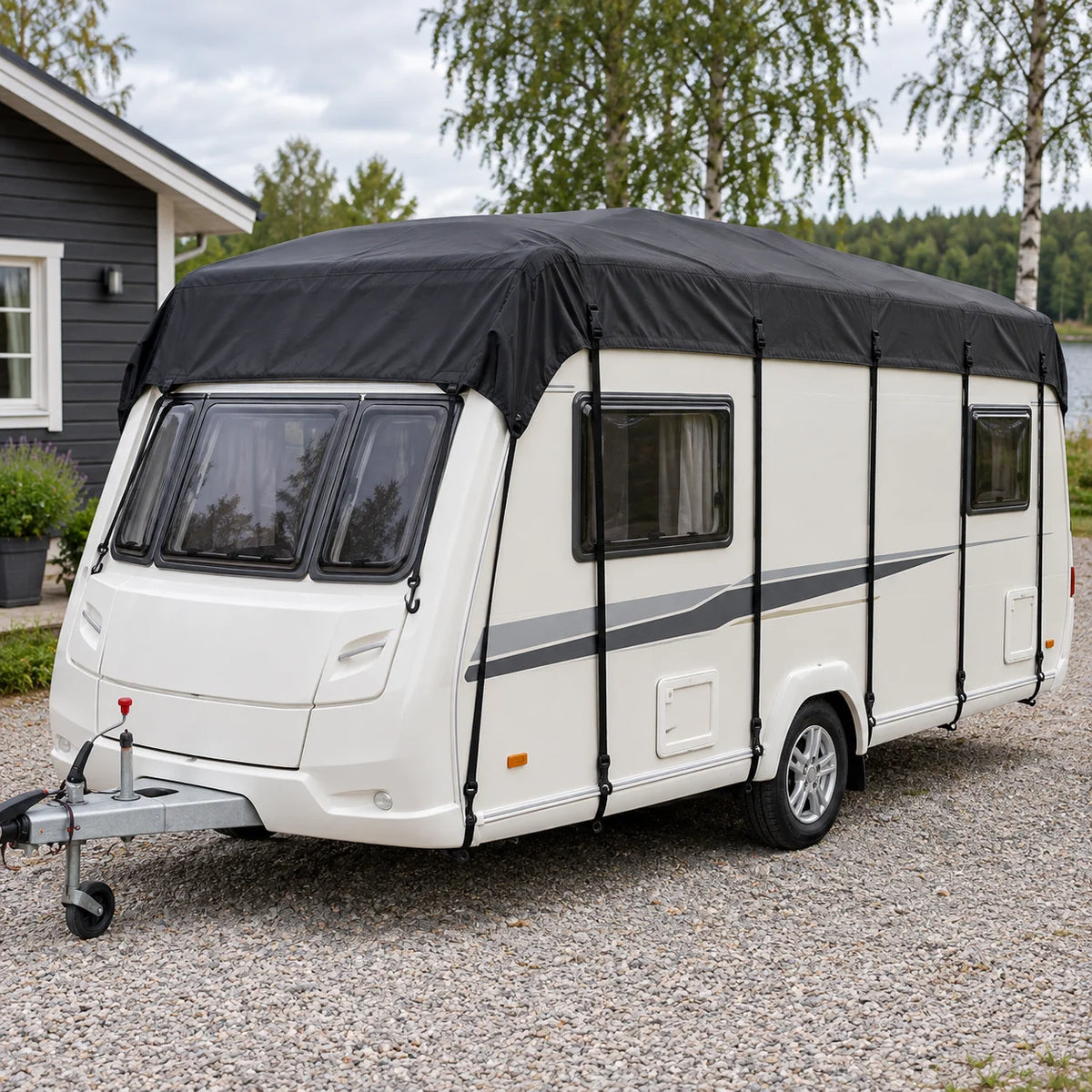 Taktrekk for bobil og campingvogn – 3 m bred